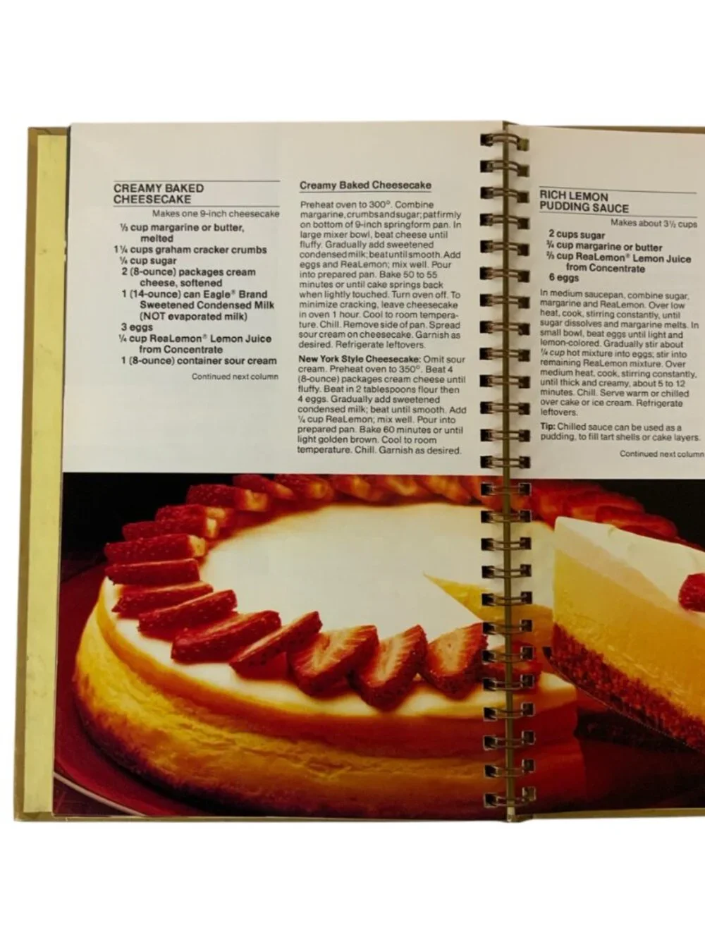 Realemon Recipe Collection Spiral-Bound Cookbook 50th Anniversary Edition 1984